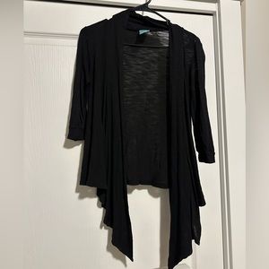 Hip 3/4 Sleeve Cardigan - Sheer